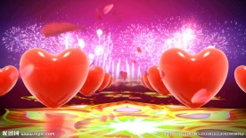 婚庆爱心烟花视频