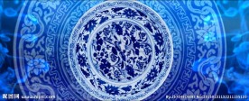 水墨通用青花瓷动态视频