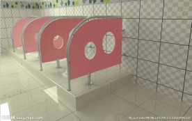 幼儿园卫生间蹲坑 儿童洗手间蹲