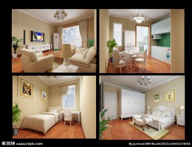 欧式装修模型 欧式模型