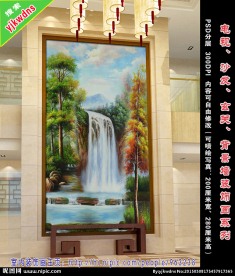 大型山水风景油画