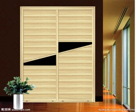 天山雪松衣柜门