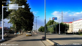 交通灯岗 交通设施 交通标识