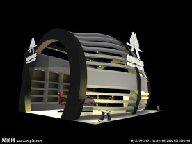 二只松鼠展览展示模型