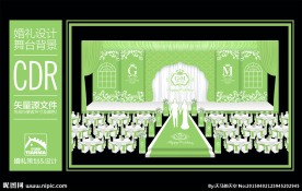 绿色主题婚礼设计