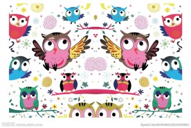 卡通猫头鹰本子