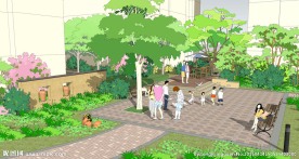 小区节点草图大师模型