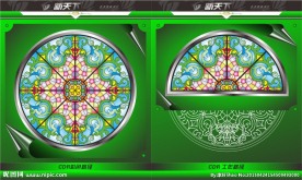 教堂艺术玻璃图片
