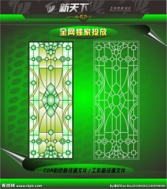 教堂艺术玻璃图案