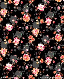 水彩清新花卉 分层