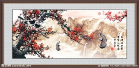 国画梅花