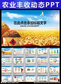 农业种子水稻丰收春耕PPT