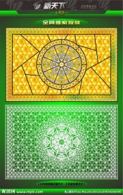 教堂别墅吊顶艺术图案