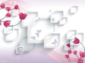 3D清新壁画