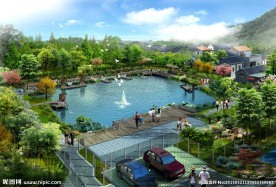 旅游度假垂钓区景观设计