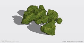 石头精细3D模型