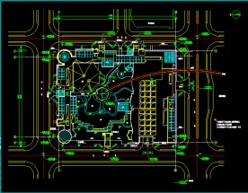 购物中心总平面图