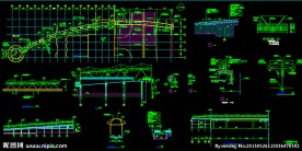 人行天桥示意图