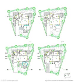 私家园林建筑CAD图纸