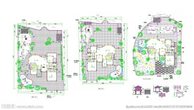 私人园林建筑CAD图纸