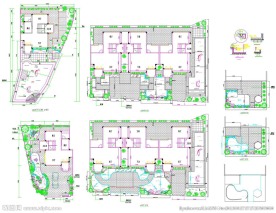 别墅户型设计CAD图纸