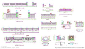 庄园大门建筑设计CAD图纸