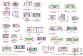 家居装饰设计CAD图纸