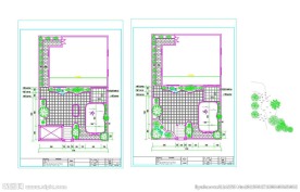 别墅建筑平面设计CAD图纸