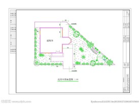 别墅建筑平面设计CAD图纸