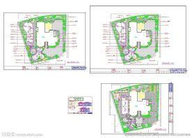 别墅后花园施工图