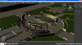 小区绿化MAX文件