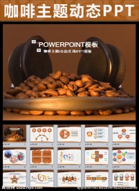 咖啡产品介绍下午茶咖啡厅PPT