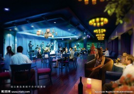 高级酒吧乐队表演