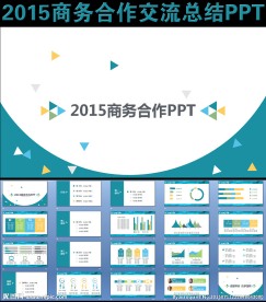2015商务合作交流总结PPT