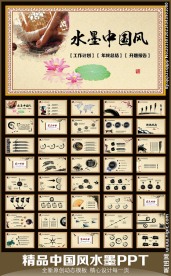 中国风中医足疗PPT模板