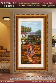 竖式-田园地中海风景