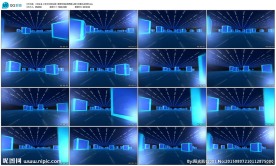 立体空间3D动感三维图形线条酒