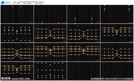 粒子线条led影视视频素材光效