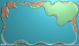 艺术茶盘精雕图