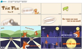 狐狸叫配乐成品背景舞蹈LED背