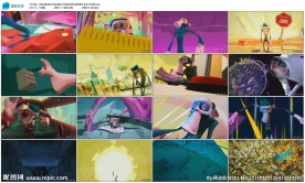 3D卡通动画猴子的逆袭酒吧vj