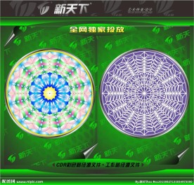 教堂别墅圆形图案