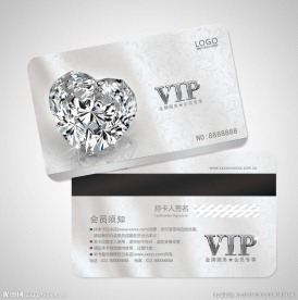 珠宝会员卡图片