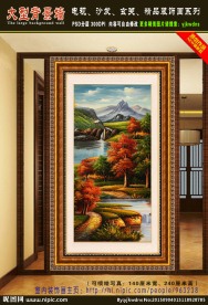 玄关风景油画