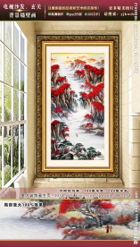 聚宝盆玄关装饰画