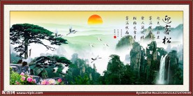 山水画 山水风景