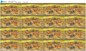 小熊沙子儿童卡通系列LED背景