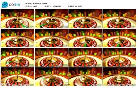 螺旋旋转类转盘LED背景