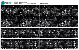 螺旋旋转类黑色泡泡LED背景