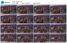 城市风光高楼大厦都市影视素材